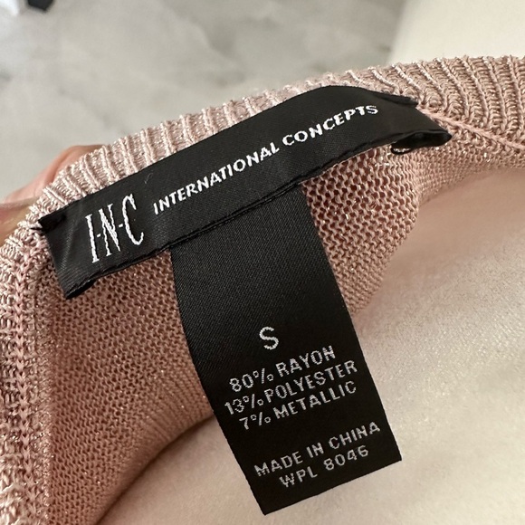 INC International Concepts Off-the-Shoulder Sweater - Taupe - Picture 6 of 6